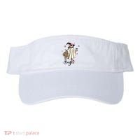 Boo Jee Ghost Ice Coffee Coquette Bow Halloween Women Girl Visor thumb 0