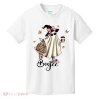 Boo Jee Ghost Ice Coffee Coquette Bow Halloween Women Girl Kids T-Shirt thumb 0