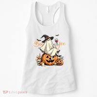 Boo Jee Ghost Ice Coffee Coquette Bow Halloween Women Girl Women's Tank Top thumb 0