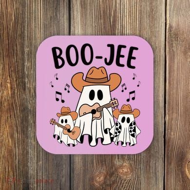 Boo Jee Ghost Funny Halloween Coaster