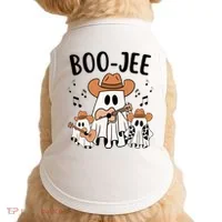 Boo Jee Ghost Funny Halloween Doggie Tank thumb 0