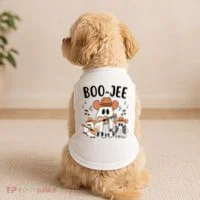 Boo Jee Ghost Funny Halloween Doggie Tank thumb 2
