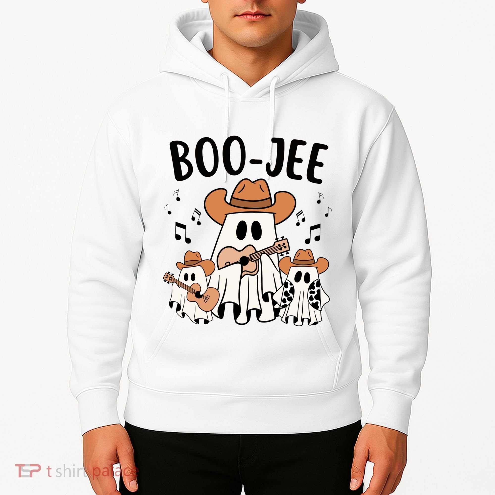 Boo Jee Ghost Funny Halloween Hoodie