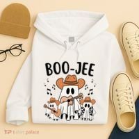 Boo Jee Ghost Funny Halloween Hoodie thumb 4
