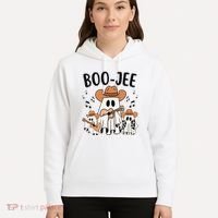 Boo Jee Ghost Funny Halloween Hoodie thumb 5