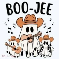 Boo Jee Ghost Funny Halloween Bucket Hat thumb 4