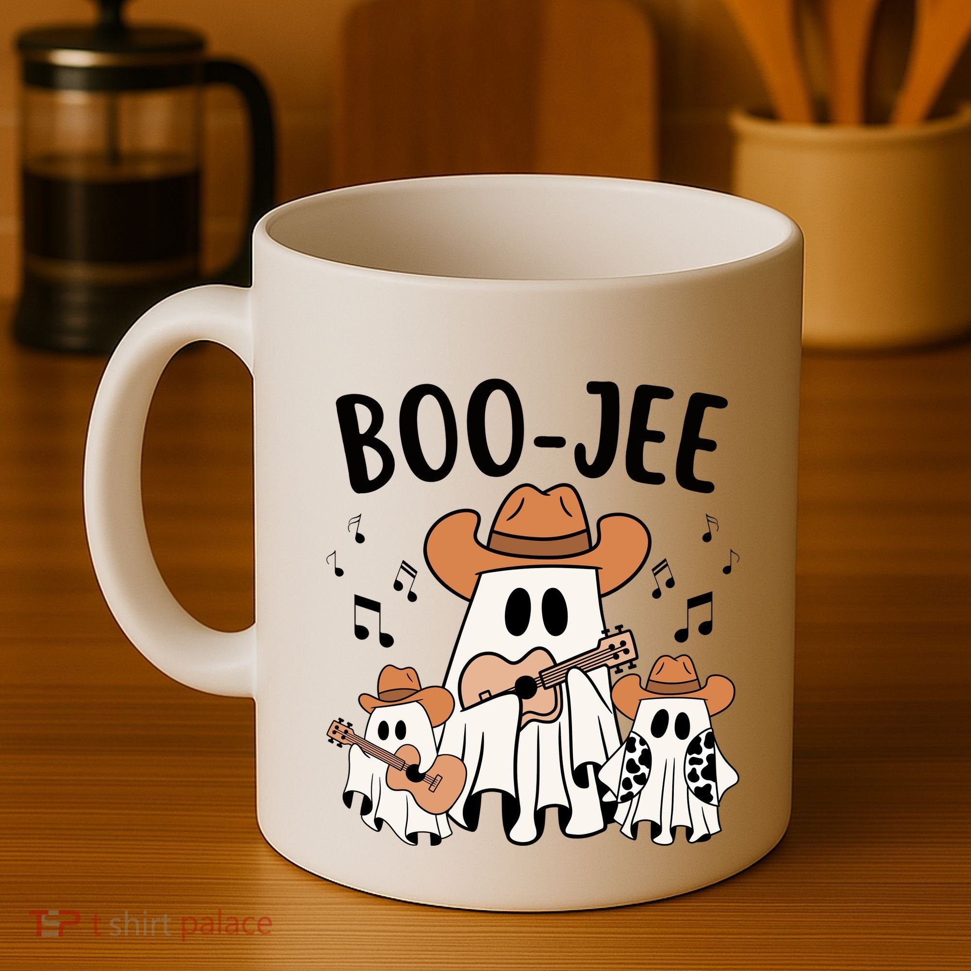 Boo Jee Ghost Funny Halloween Coffee Mug