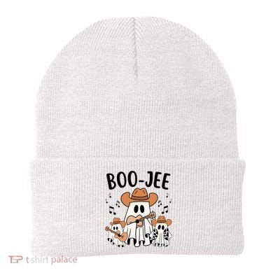 Boo Jee Ghost Funny Halloween Beanie