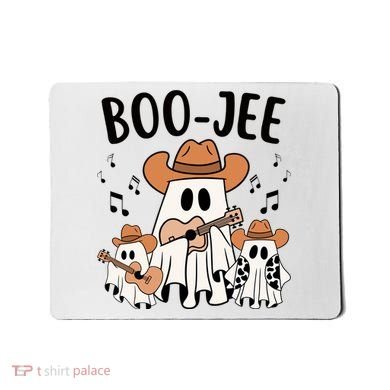 Boo Jee Ghost Funny Halloween Mousepad
