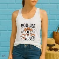 Boo Jee Ghost Funny Halloween Women's Tank Top thumb 2