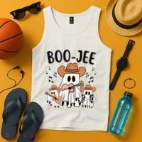 Boo Jee Ghost Funny Halloween Tank Top thumb 4