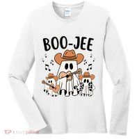 Boo Jee Ghost Funny Halloween Women's Long Sleeve Shirt thumb 0