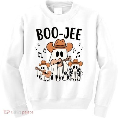 Boo Jee Ghost Funny Halloween Kids Sweatshirt