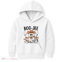 Boo Jee Ghost Funny Halloween Kids Hoodie thumb 0