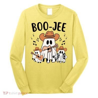 Boo Jee Ghost Funny Halloween Long Sleeve Shirt