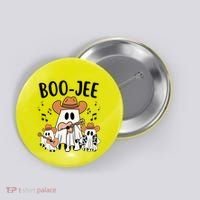 Boo Jee Ghost Funny Halloween Button thumb 0