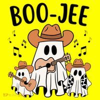 Boo Jee Ghost Funny Halloween Button thumb 1