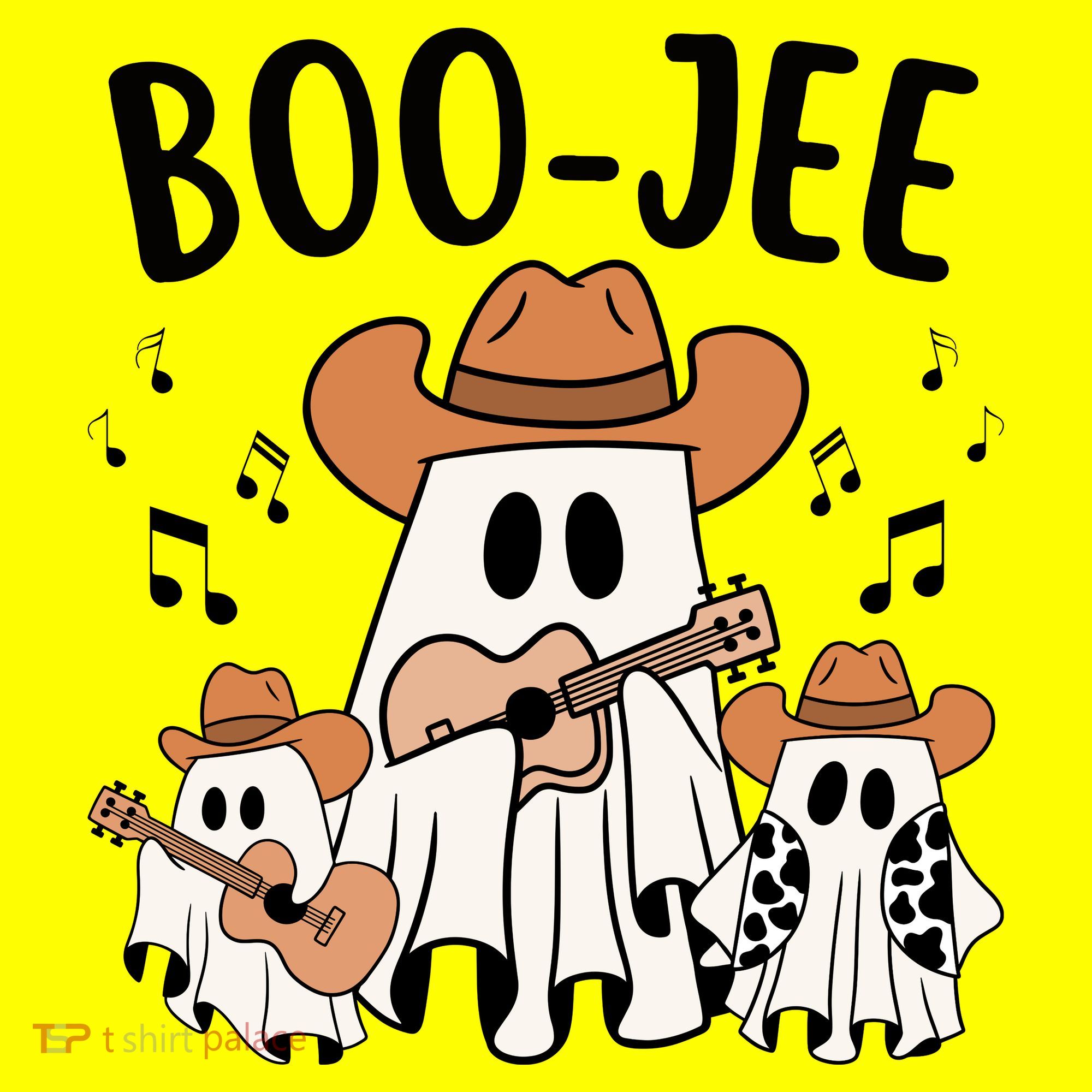 Boo Jee Ghost Funny Halloween Button