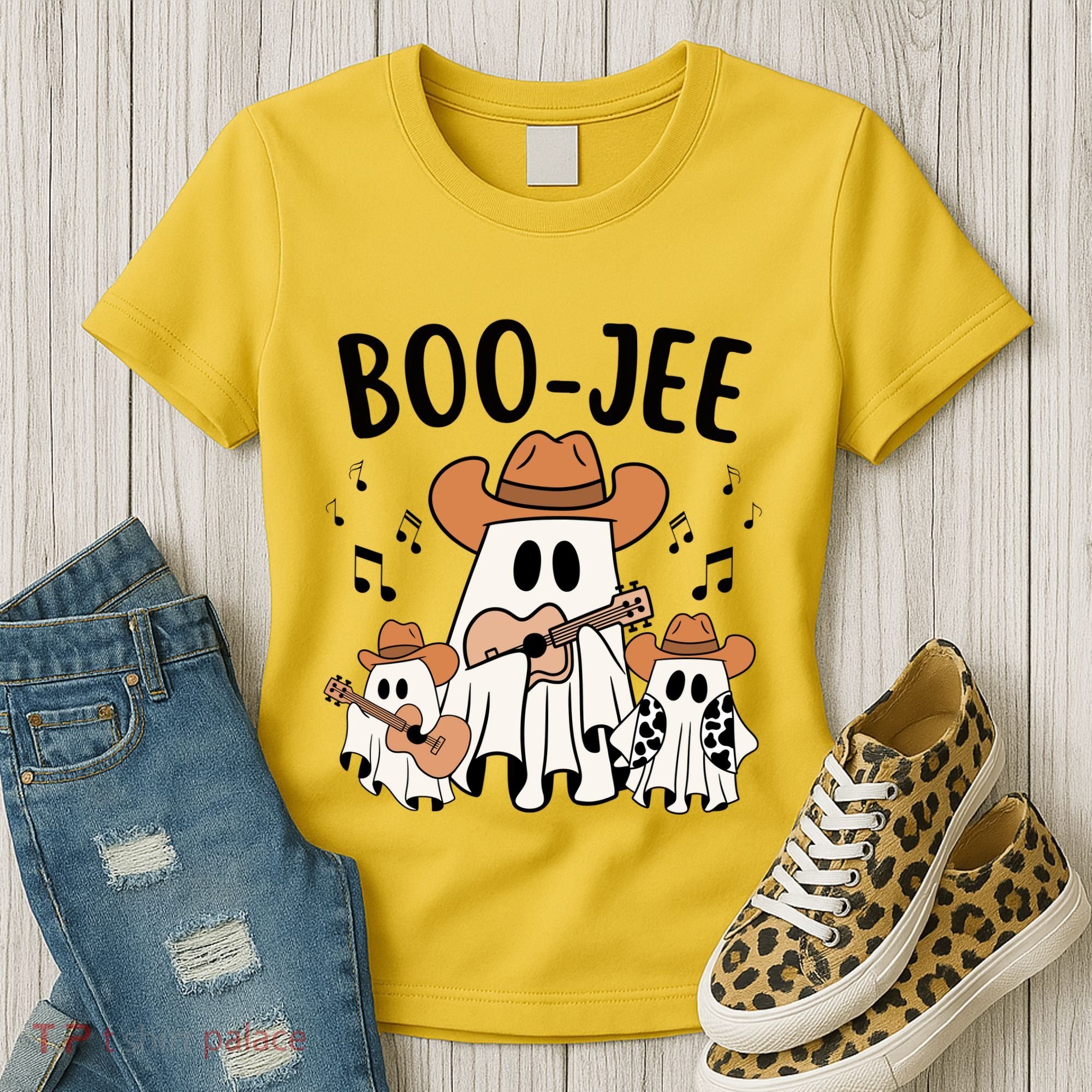 Boo Jee Ghost Funny Halloween Women's T-Shirt