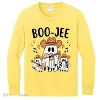 Boo Jee Ghost Funny Halloween Kids Long Sleeve Shirt thumb 0