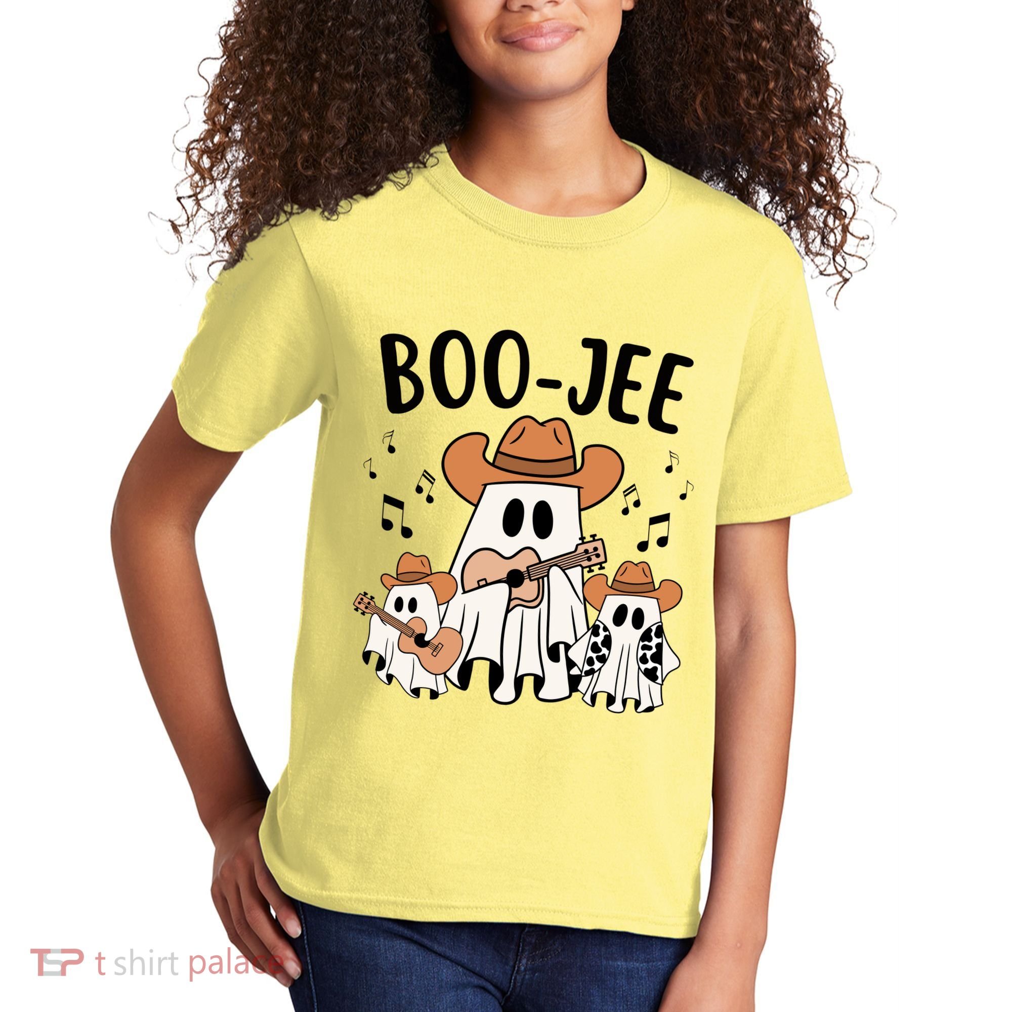 Boo Jee Ghost Funny Halloween Kids T-Shirt