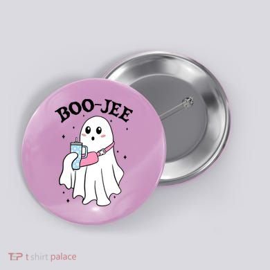 Boo Jee Halloween Button