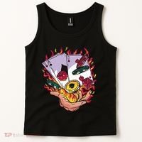 Black Jack Hand Poker Tank Top thumb 2