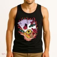 Black Jack Hand Poker Tank Top thumb 3