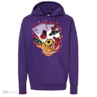Black Jack Hand Poker Hoodie