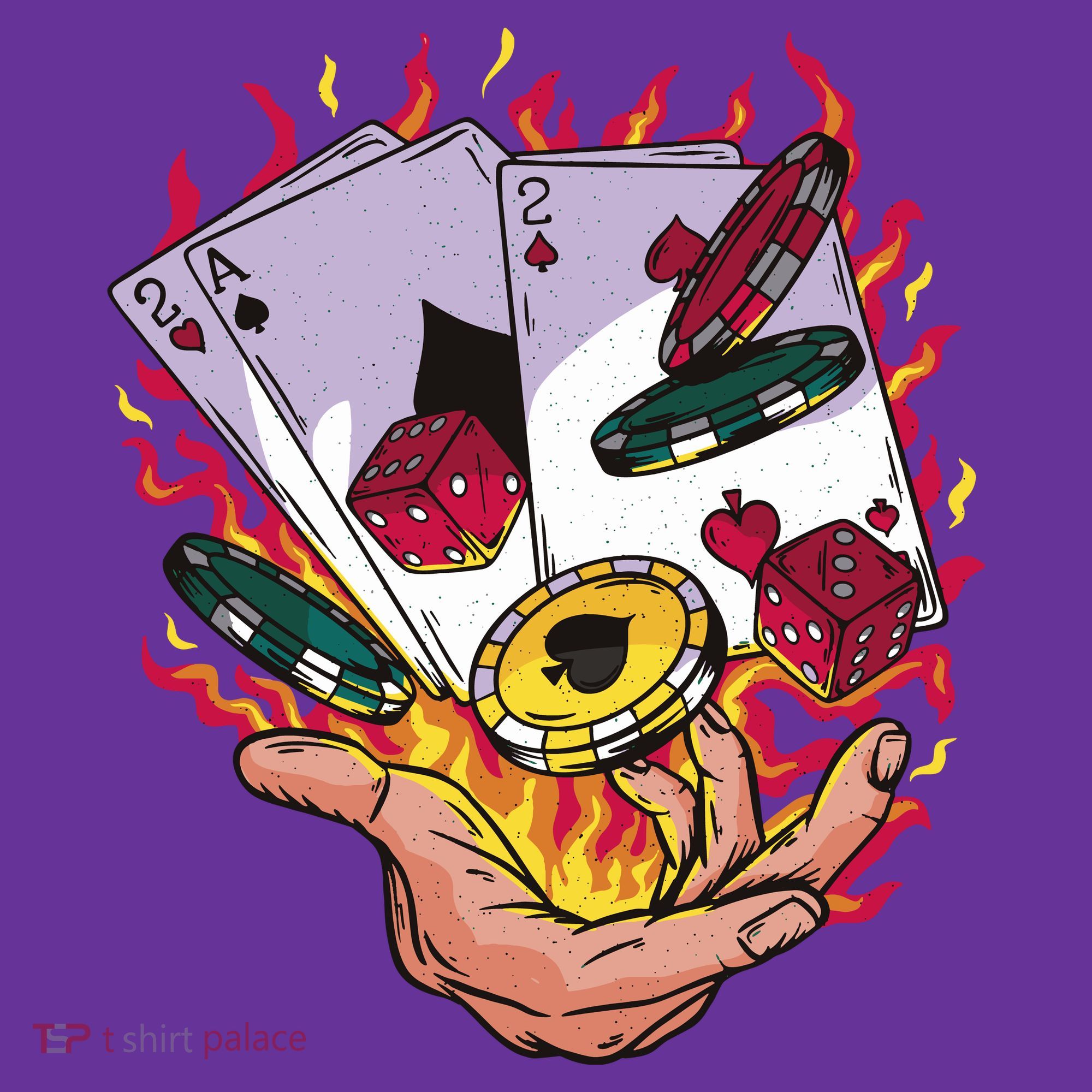 Black Jack Hand Poker Hoodie