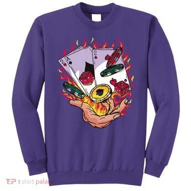 Black Jack Hand Poker Sweatshirt