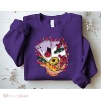 Black Jack Hand Poker Sweatshirt thumb 2