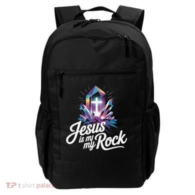 Biblical Jesus Is My Rock Christian Backpack