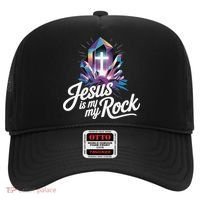 Biblical Jesus Is My Rock Christian Hat thumb 0