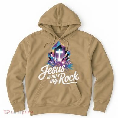 Biblical Jesus Is My Rock Christian Hoodie