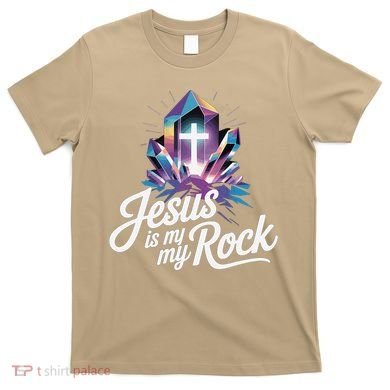 Biblical Jesus Is My Rock Christian T-Shirt