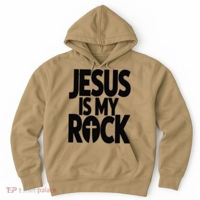 Biblical Jesus Is My Rock Christian Hoodie