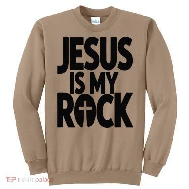 Biblical Jesus Is My Rock Christian Sweatshirt