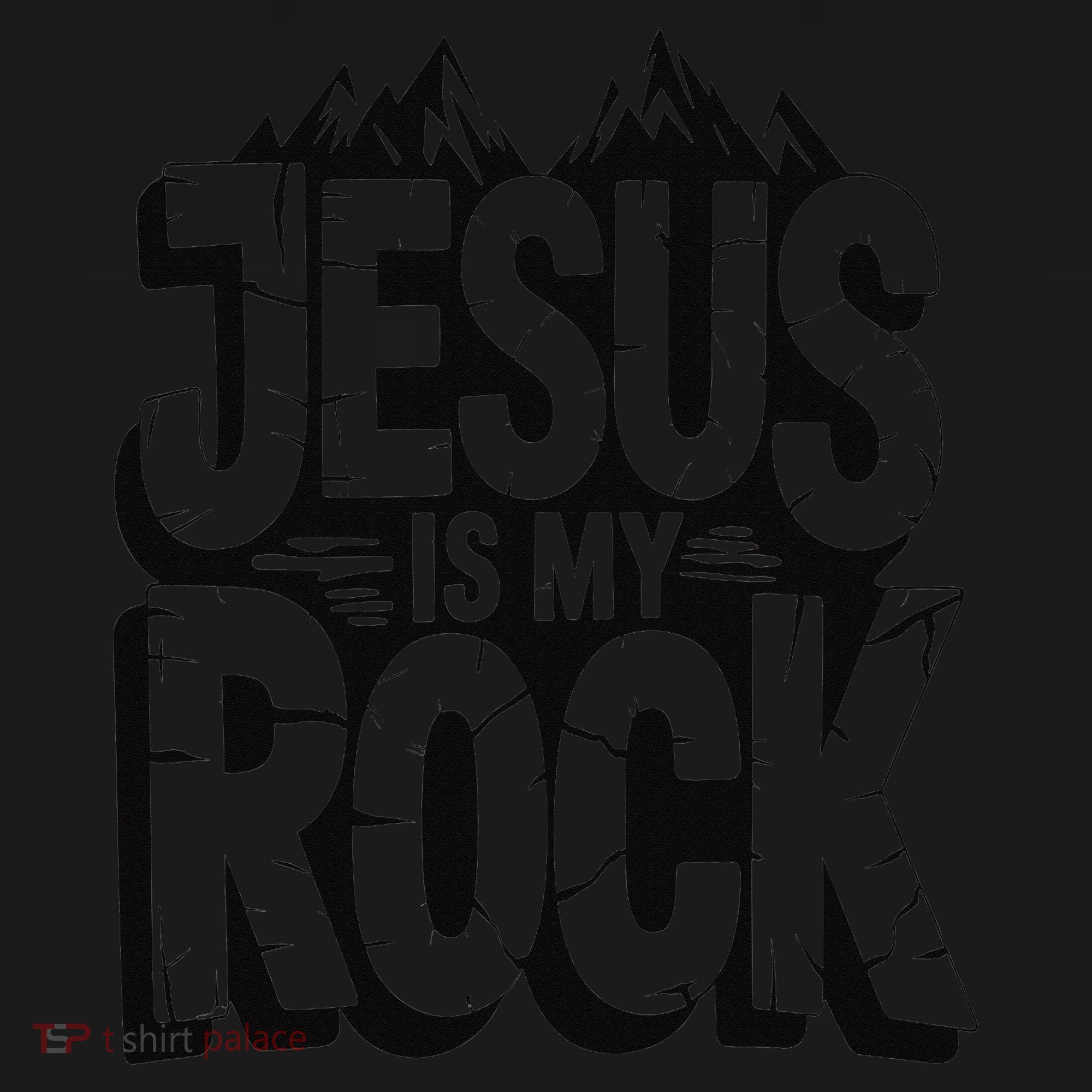 Biblical Jesus Is My Rock Christian Apron