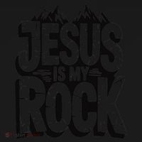 Biblical Jesus Is My Rock Christian Coaster thumb 2