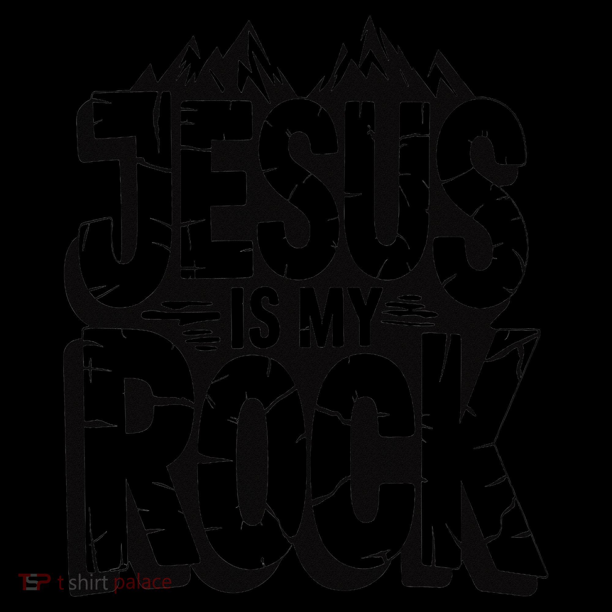 Biblical Jesus Is My Rock Christian Women's Hoodie