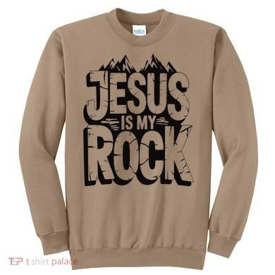 Biblical Jesus Is My Rock Christian Sweatshirt