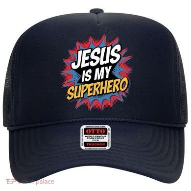 Boy Jesus Is My Superhero Christian Hat