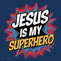 Boy Jesus Is My Superhero Christian Visor thumb 3