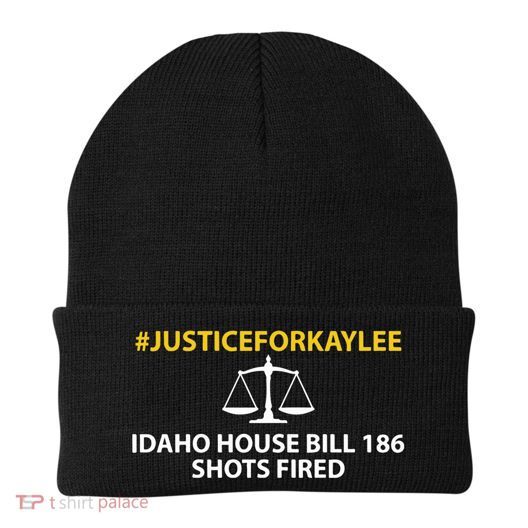 Bryankohberger #Justiceforkaylee Idaho House Bill 186 Shots Fired Beanie