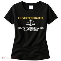 Bryankohberger #Justiceforkaylee Idaho House Bill 186 Shots Fired Women's T-Shirt thumb 0