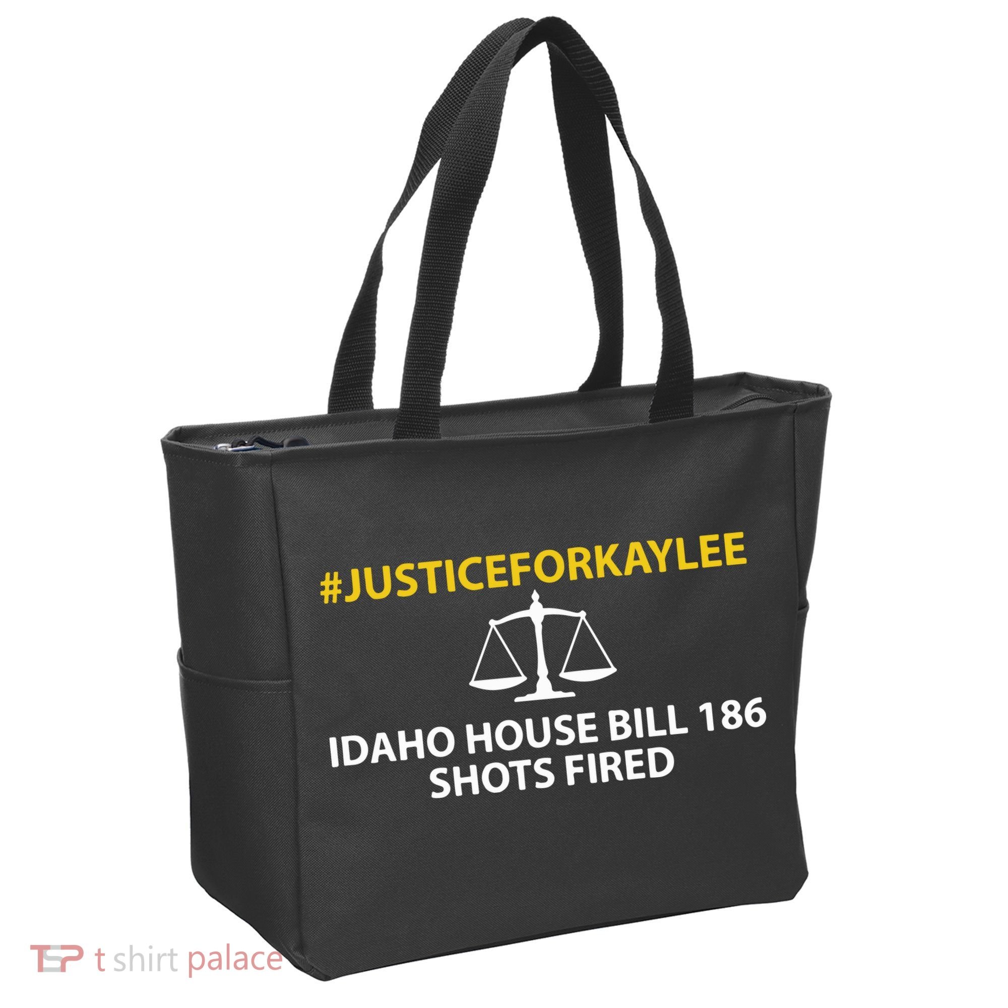 Bryankohberger #Justiceforkaylee Idaho House Bill 186 Shots Fired Tote Bag