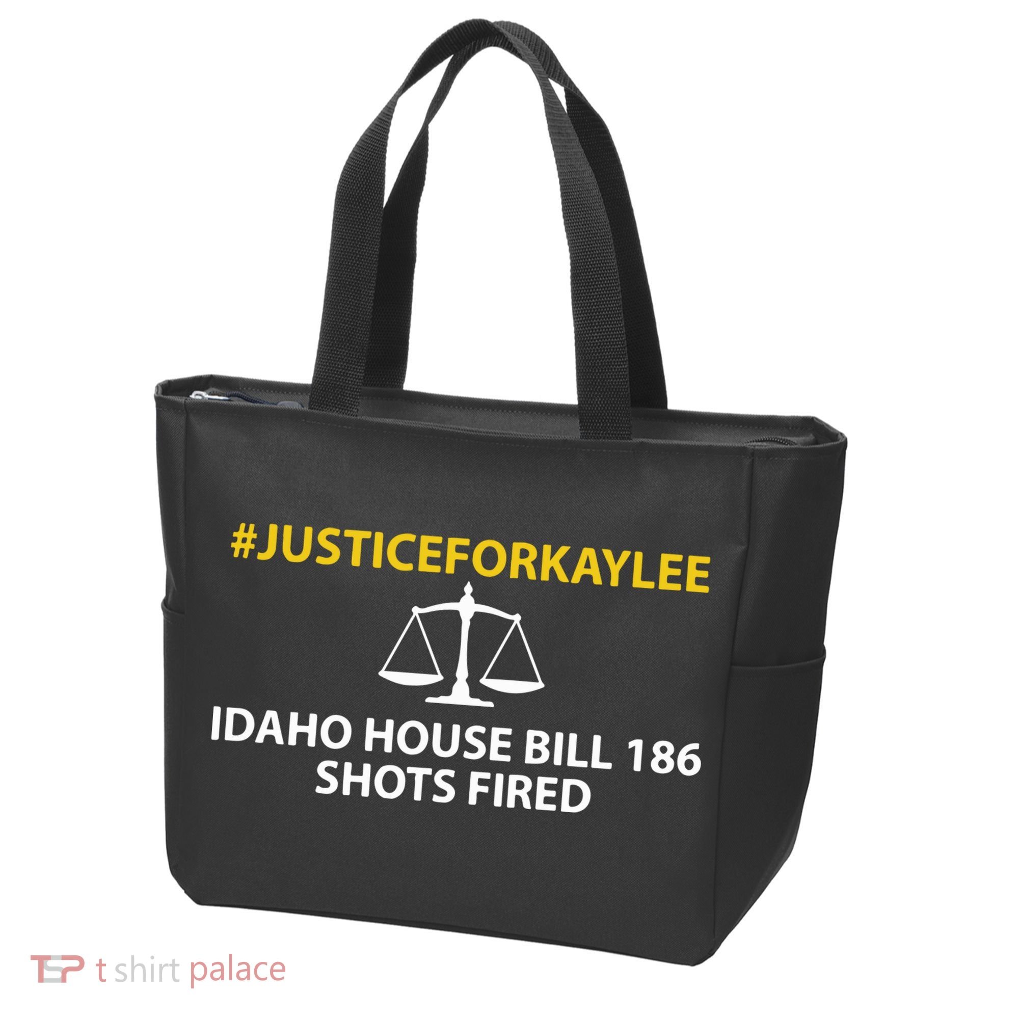 Bryankohberger #Justiceforkaylee Idaho House Bill 186 Shots Fired Tote Bag