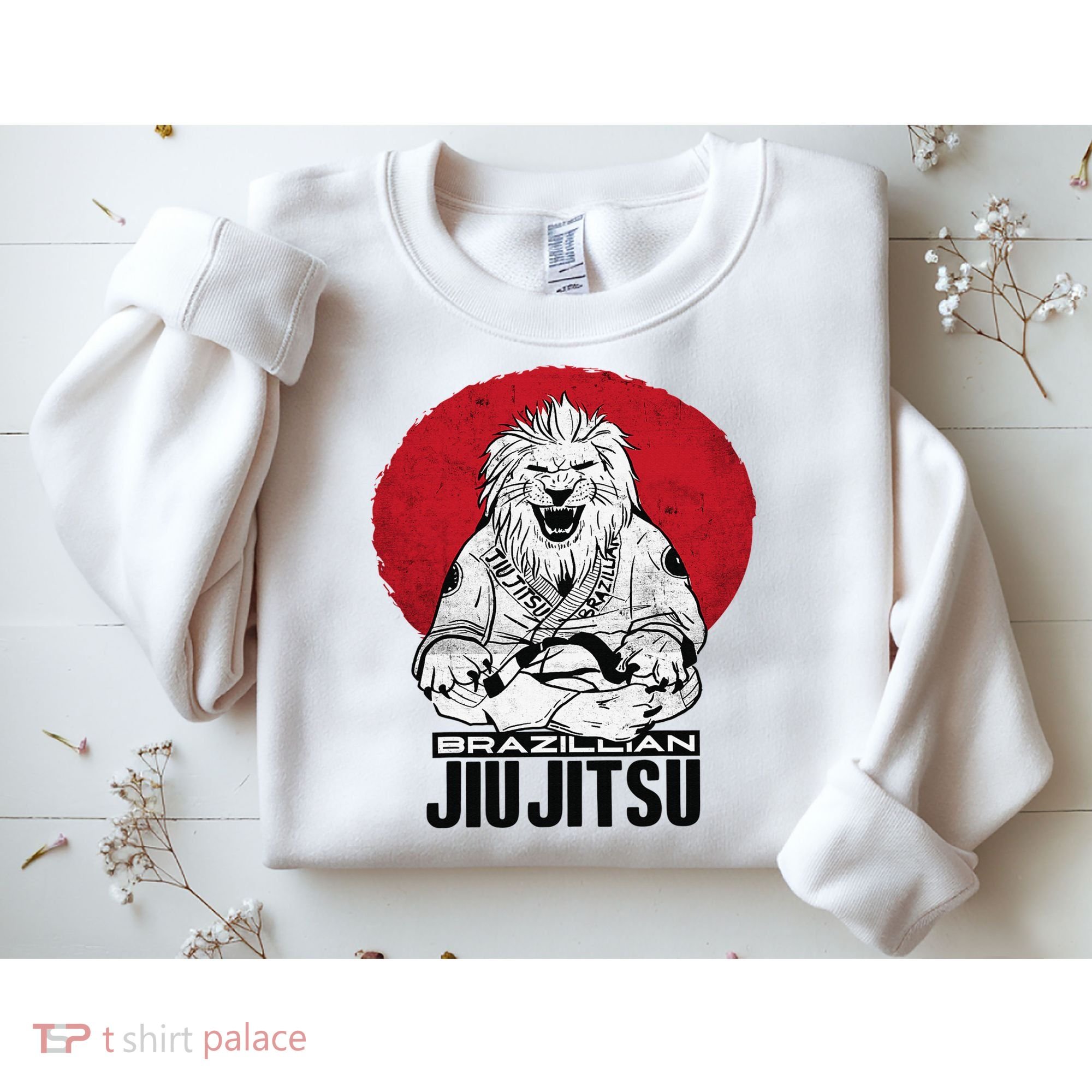 Brazilian Jiu Jitsu BJJ MMA Fighter Jiujitsu Funny Lion Sweatshirt