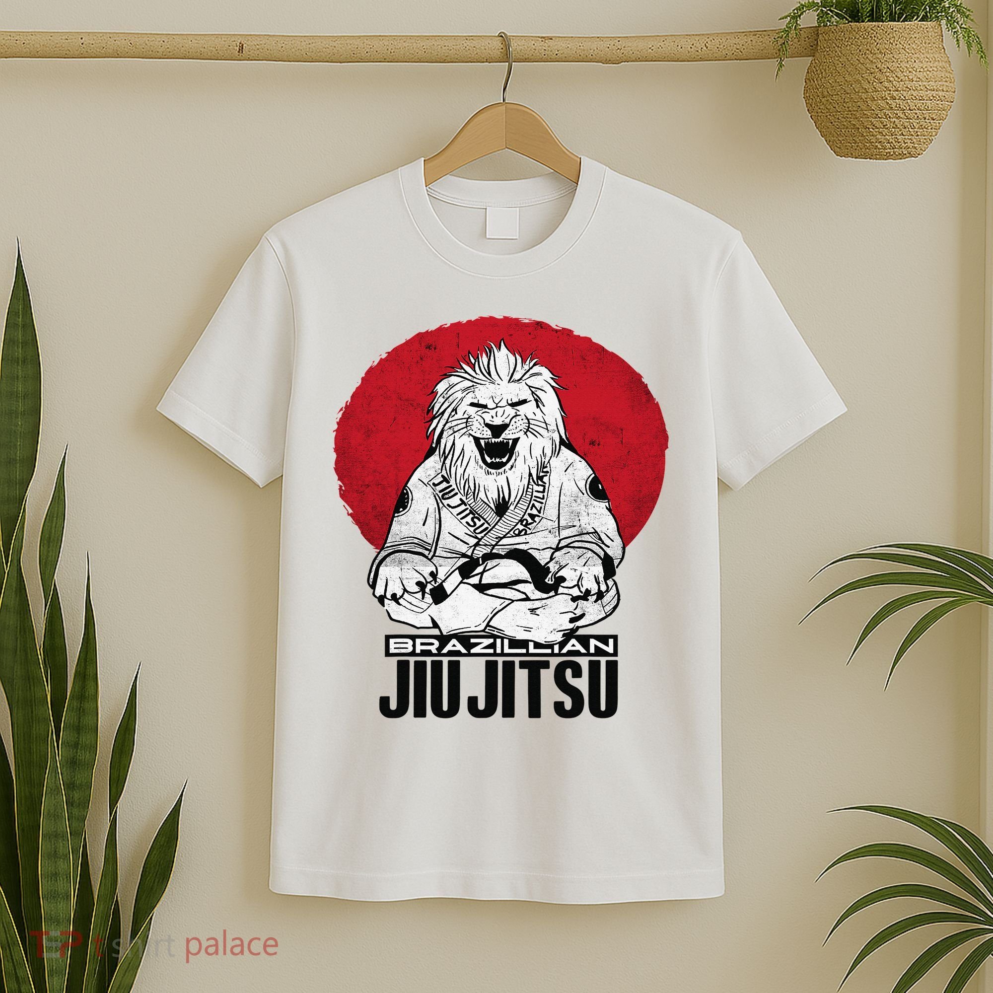 Brazilian Jiu Jitsu BJJ MMA Fighter Jiujitsu Funny Lion T-Shirt